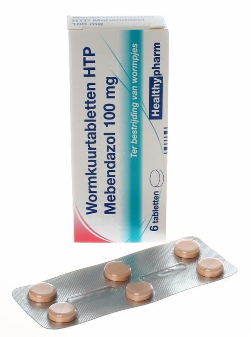 Mebendazol/wormkuur 6 tabletten Healthypharm