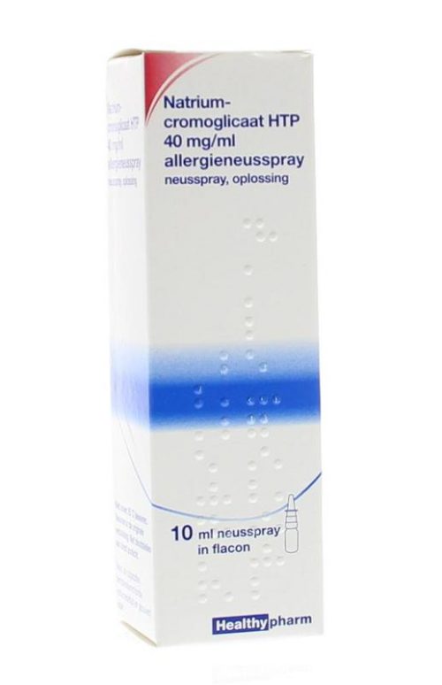Neusspray natriumcromoglicaat 40 mg 10 ml Healthypharm