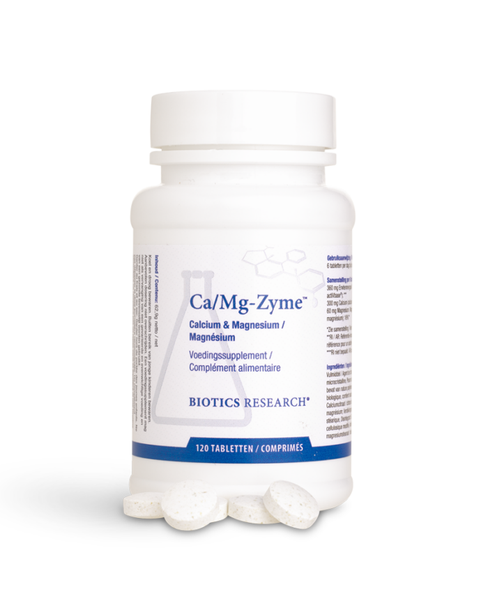 Ca Mg zyme 120 tabletten Biotics