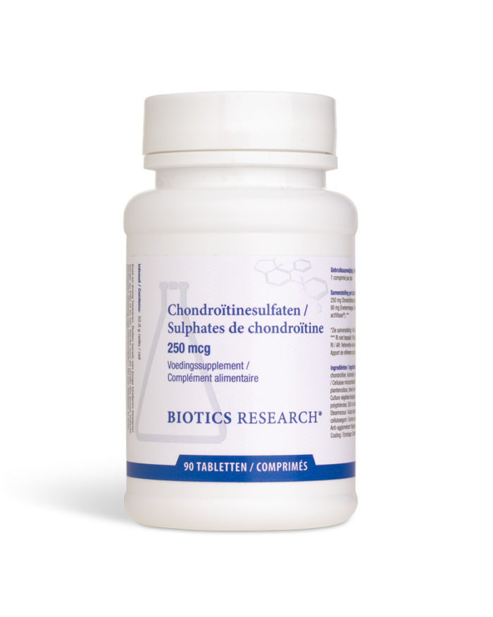 Chondroitine sulfaat 250 mg 90 tabletten Biotics