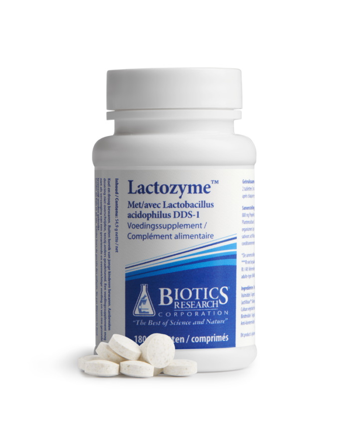 Lactozyme acidophyllus 180 tabletten Biotics