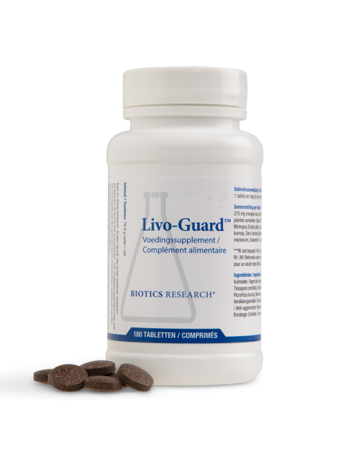 Livo guard 250 mg 180 tabletten Biotics