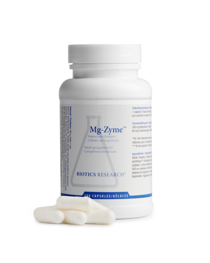 MG zyme 100 mg 100 capsules Biotics