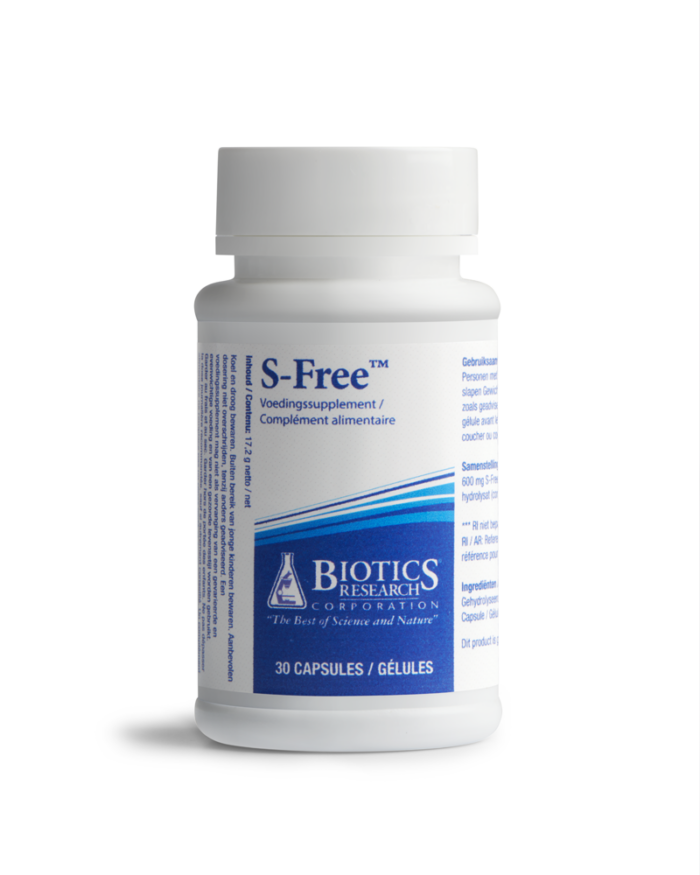 S free 30 capsules Biotics