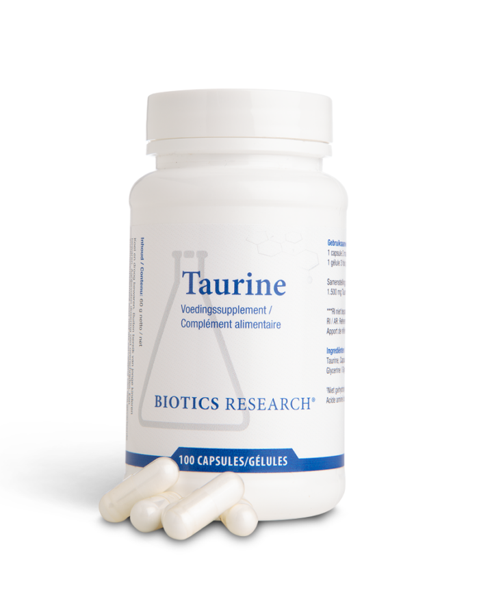 Taurine 500 mg 100 capsules Biotics