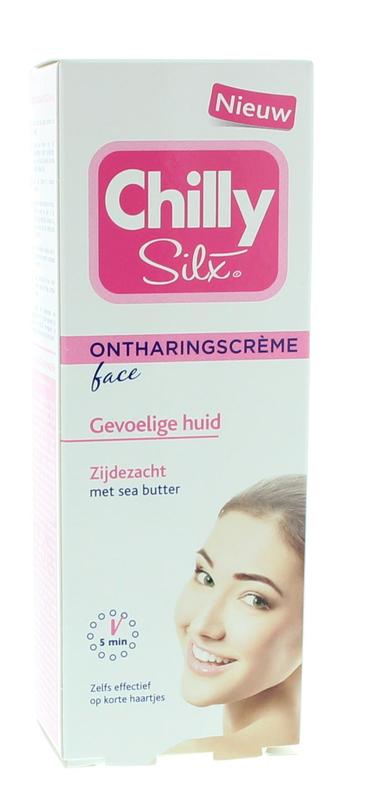 Ontharingscreme gezicht 50 ml Chilly Silx