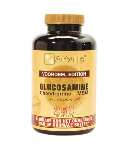 Glucosamine met chondroitine msm 250 tabletten Artelle