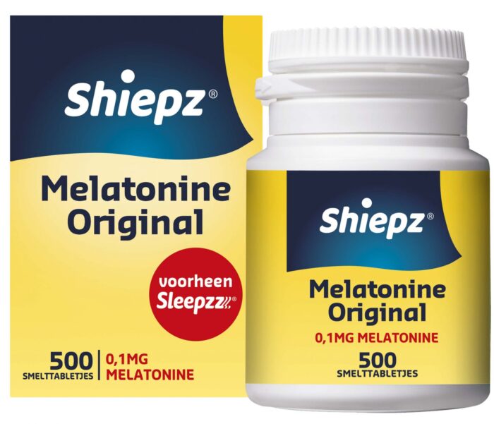 Melatonine Original 0.1 mg 500 smelttabletten Shiepz