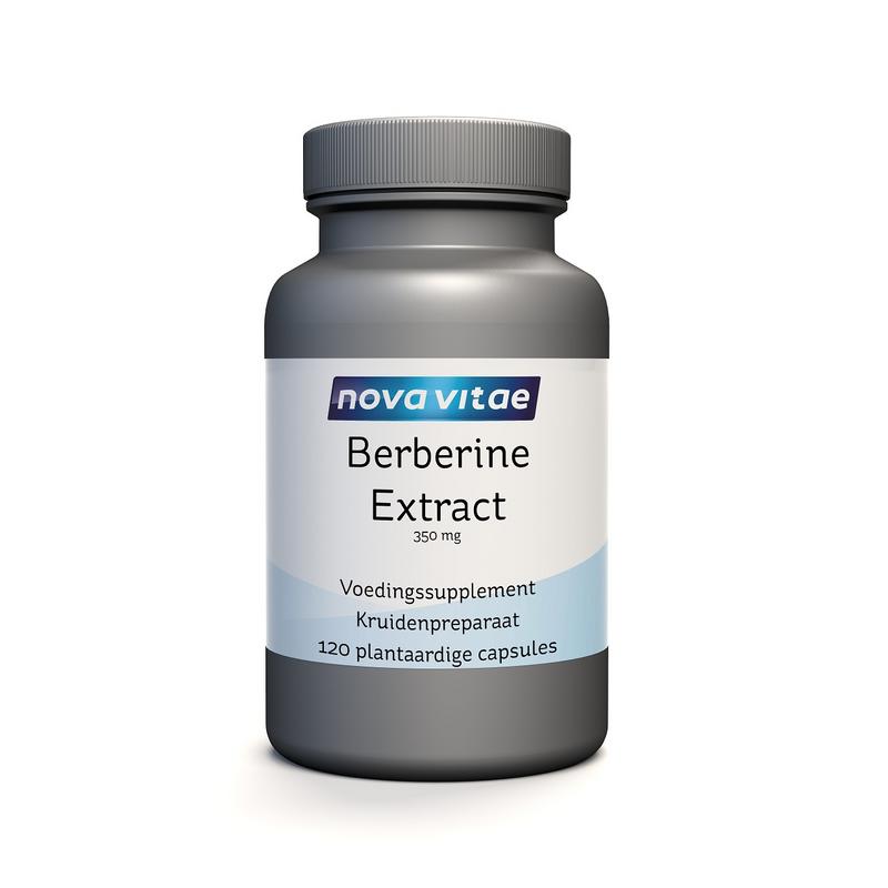 Berberine HCI extract 350 mg 120 vegi-caps Nova Vitae