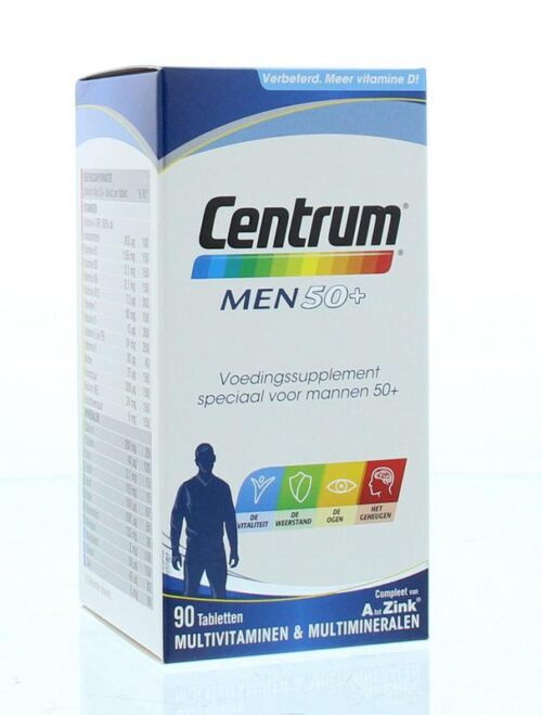 Men 50+ advanced 90 tabletten Centrum