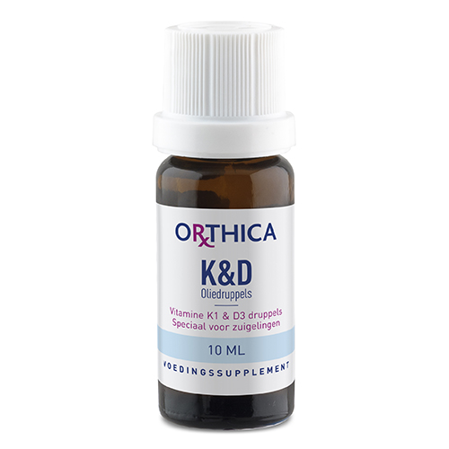 Vitamine K & D zuigeling 10 ml Orthica