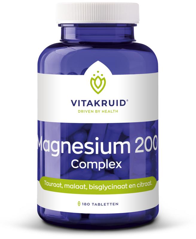 Magnesium 200 complex 180 tabletten Vitakruid