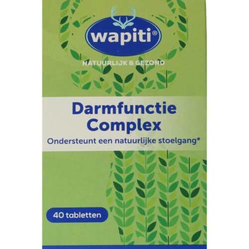 Darmfunctie complex 40 tabletten Wapiti