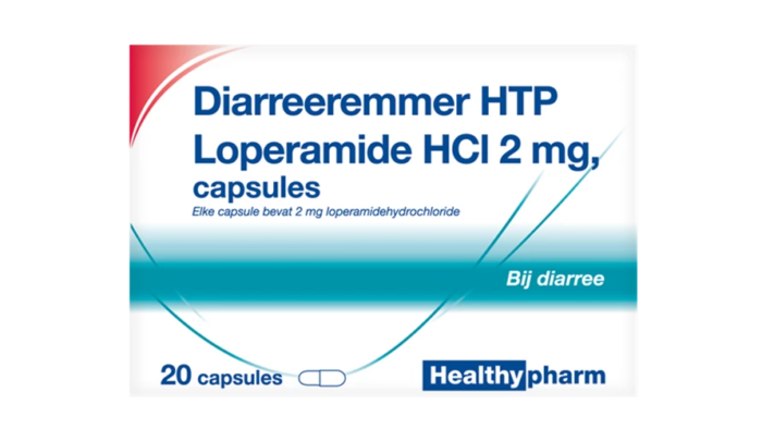 Diarree remmer 2mg loperamide 20 capsules Healthypharm