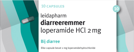 Loperamide 2 mg 10 capsules Leidapharm