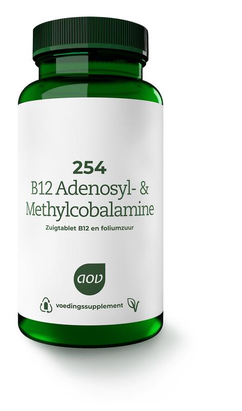 254 B12 Adenosyl & methylcobalamine 120 zuigtabletten AOV