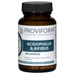 Acidophilus & bifidus 100 capsules Proviform