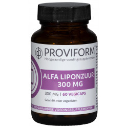 Alfa liponzuur 300 mg 60 vegi-caps Proviform