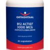 B12 Actief 3000 mcg 60 zuigtabletten Orthovitaal