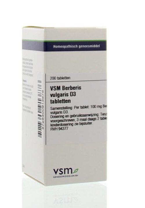 Berberis vulgaris D3 200 tabletten VSM