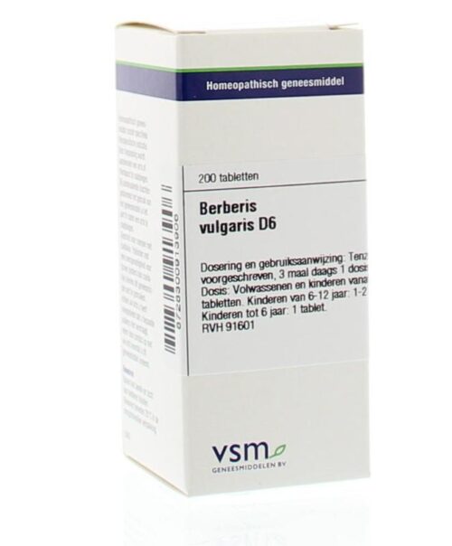 Berberis vulgaris D6 200 tabletten VSM