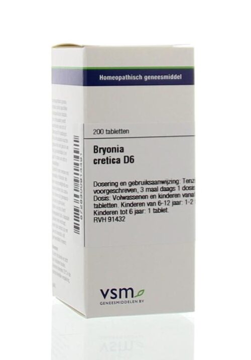 Bryonia cretica (alba) D6 200 tabletten VSM