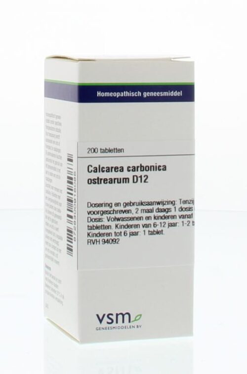 Calcarea carbonica ostrearum D12 200 tabletten VSM