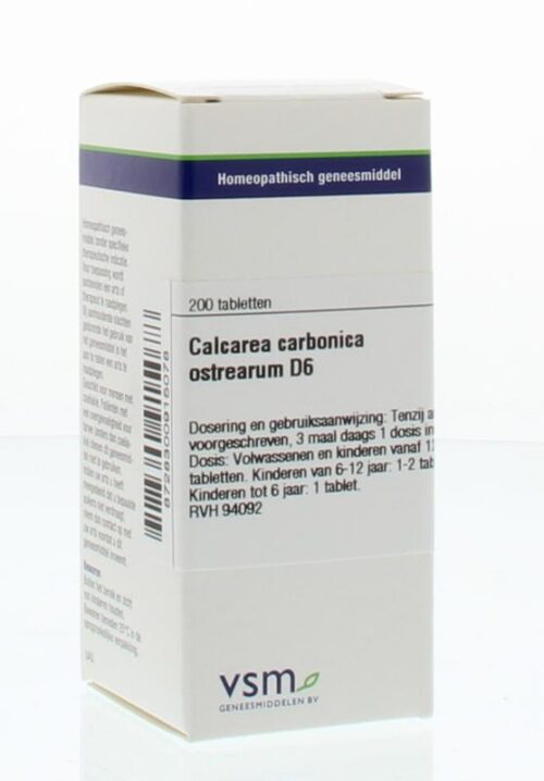Calcarea carbonica ostrearum D6 200 tabletten VSM