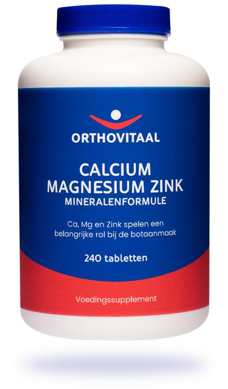 Calcium magnesium zink 240 tabletten Orthovitaal
