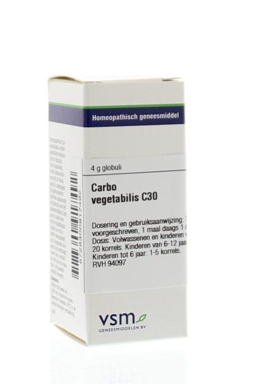 Carbo vegetabilis C30 4 gram VSM