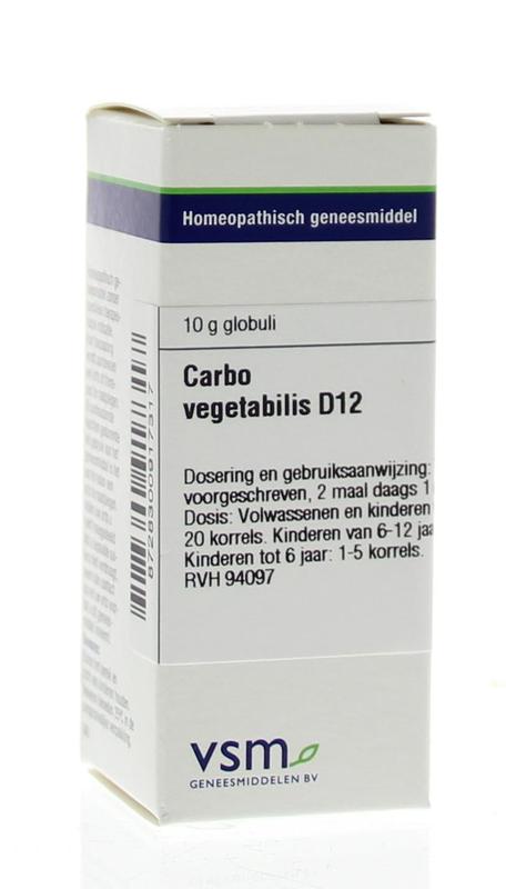 Carbo vegetabilis D12 10 gram VSM