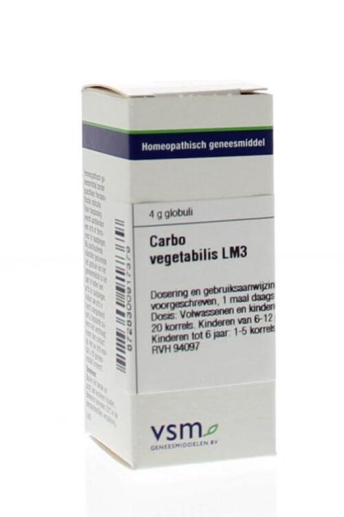 Carbo vegetabilis LM3 4 gram VSM