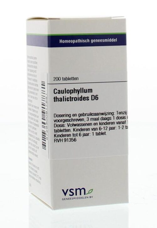Caulophyllum thalictroides D6 200 tabletten VSM