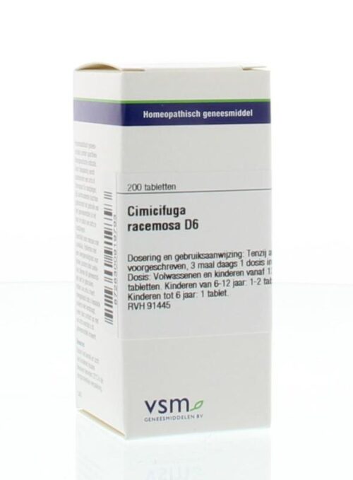 Cimicifuga racemosa D6 200 tabletten VSM