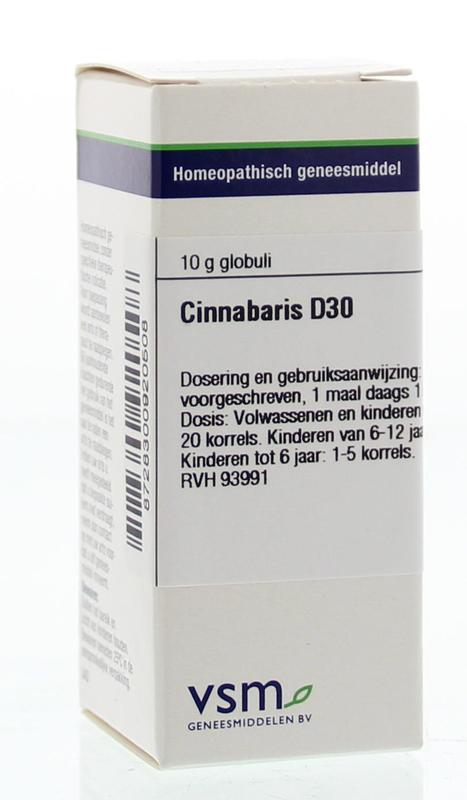 Cinnabaris D30 10 gram VSM
