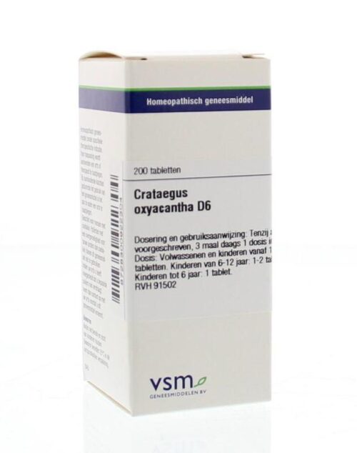 Crataegus oxyacantha D6 200 tabletten VSM