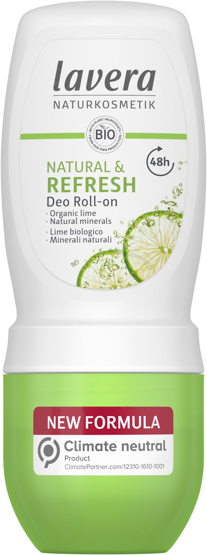 Deodorant rollon natural & refresh bio 50 ml Lavera