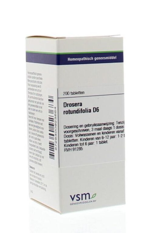 Drosera rotundifolia D6 200 tabletten VSM