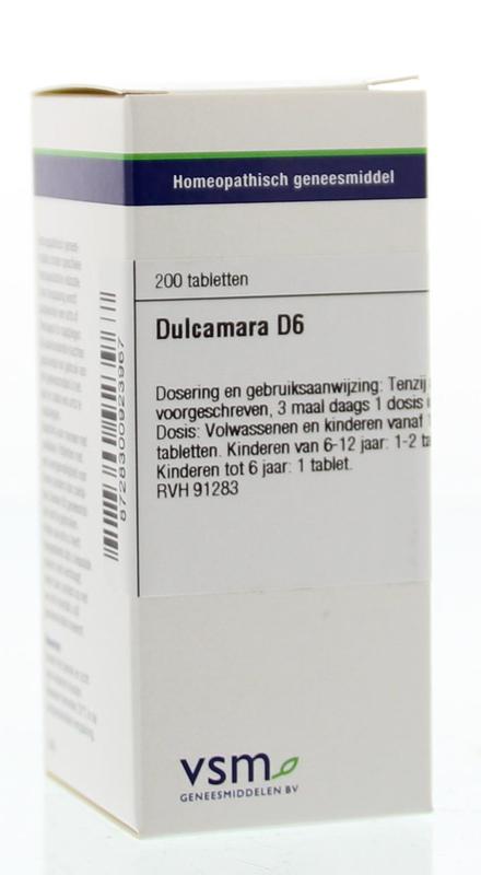 Dulcamara D6 200 tabletten VSM
