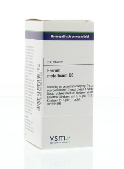 Ferrum metallicum D6 200 tabletten VSM