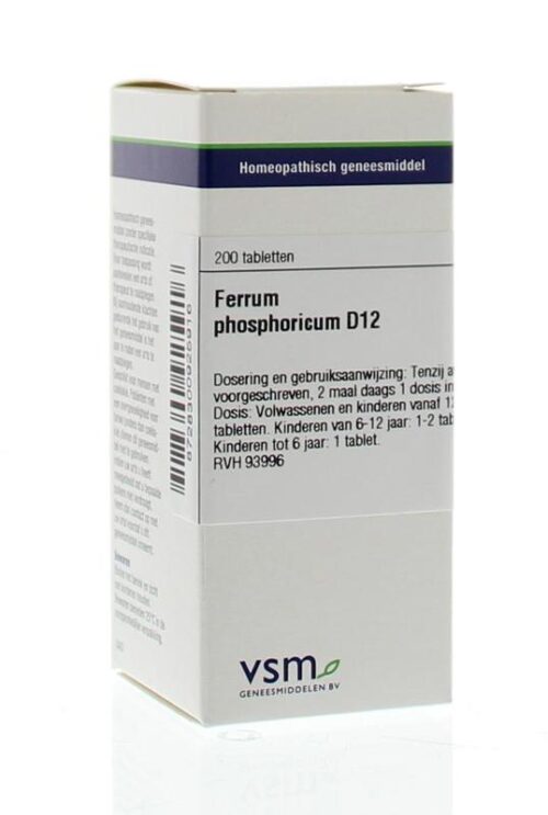 Ferrum phosphoricum D12 200 tabletten VSM