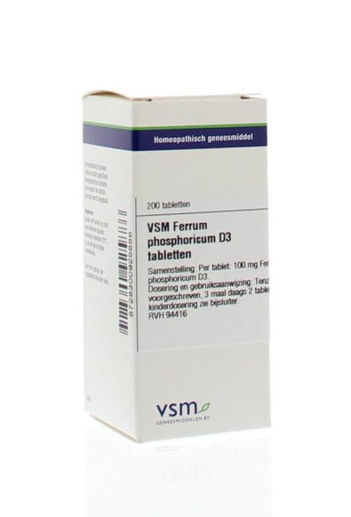 Ferrum phosphoricum D3 200 tabletten VSM