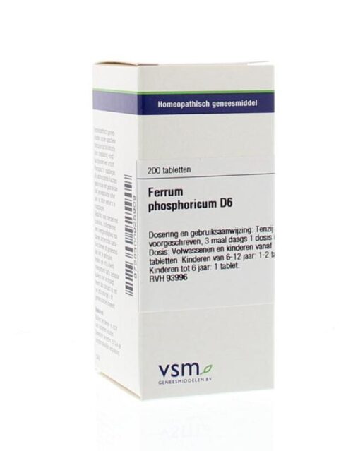 Ferrum phosphoricum D6 200 tabletten VSM