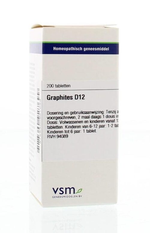 Graphites D12 200 tabletten VSM