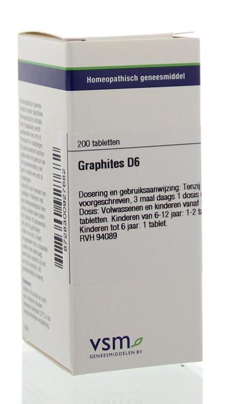 Graphites D6 200 tabletten VSM