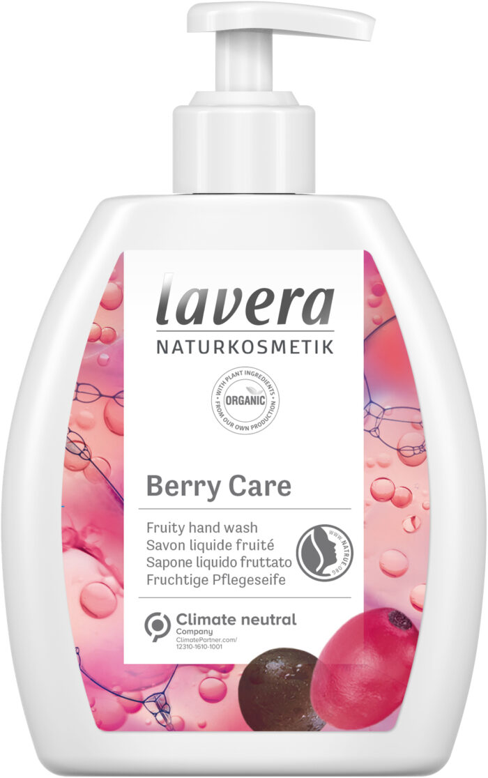 Handzeep/savon liquide berry care bio 250 ml Lavera