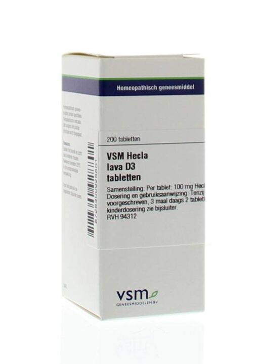 Hecla lava D3 200 tabletten VSM