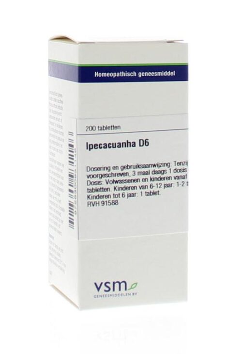 Ipecacuanha D6 200 tabletten VSM