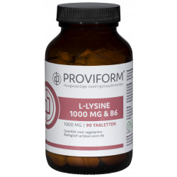 L-Lysine 1000 mg & B6 180 tabletten Proviform