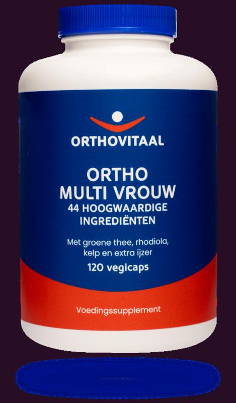 Ortho multi vrouw 120 vegi-caps Orthovitaal